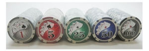 Набор для покера 111625 200 pc круглый
