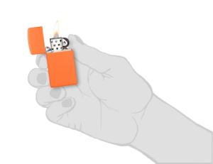 Зажигалка Zippo 1631 Slim Orange Matte