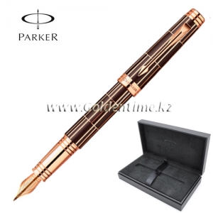 Ручка перьевая Parker 'Premier' Luxury Brown PGT 1876376
