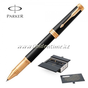 Ручка роллер Parker 'Premier' Lacquer Black GT 1931411
