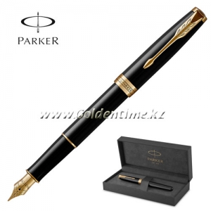 Ручка перьевая Parker 'Sonnet' Black Lacquer GT 1931494