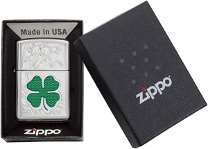 Зажигалка  Zippo 24699 Four-Leaf Clover