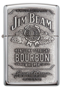 Зажигалка Zippo 250JB928 Jim Beam Pewter Emblem
