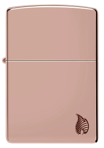 Зажигалка Zippo 46401 High Polish Rose Gold Flame Design