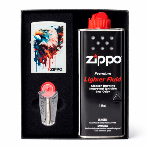 Подарочный набор Zippo 46692-Set Painted Eagle Design
