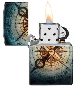 Зажигалка Zippo 48562 Compass Ghost
