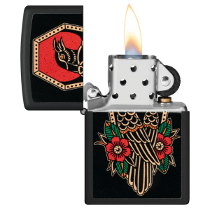 Зажигалка  Zippo 48611 Crow Tattoo