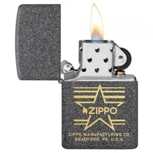 Зажигалка Zippo 48711 Logo Flame Start Stripes