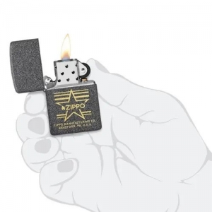 Зажигалка Zippo 48711 Logo Flame Start Stripes