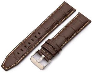 Ремешок кожаный ZRC 5590703 MAT CALF ALLIGATOR BROWN 20MM