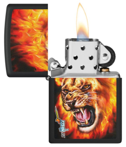 Зажигалка  Zippo 218.CI001279 MAZZI FLAME LION