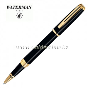 Ручка Waterman Exception Slim Black Lacqu GT S0636990
