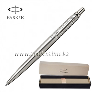 Ручка шариковая Parker 'Jotter' Steel Chiseled S0908840