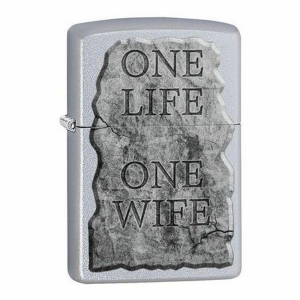 Зажигалка Zippo 205-CI412258 One Life One Wife